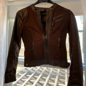 Blanc Noir moto jacket